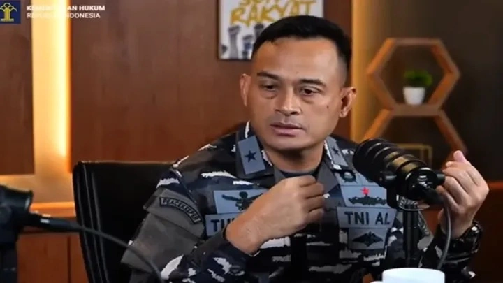 Kepala Dinas Penerangan TNI AL (Kadispenal) Laksma Tunggul. [YouTube]